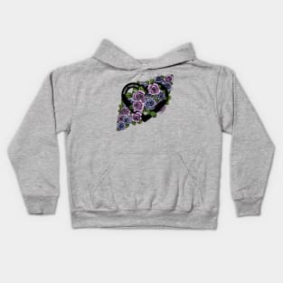 Protect Trans Kids Heart Trans Roses Kids Hoodie